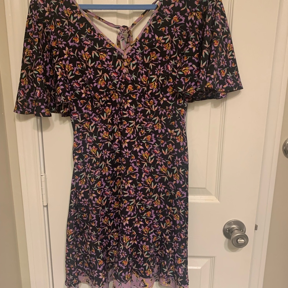 NWOT Purple Floral Dress